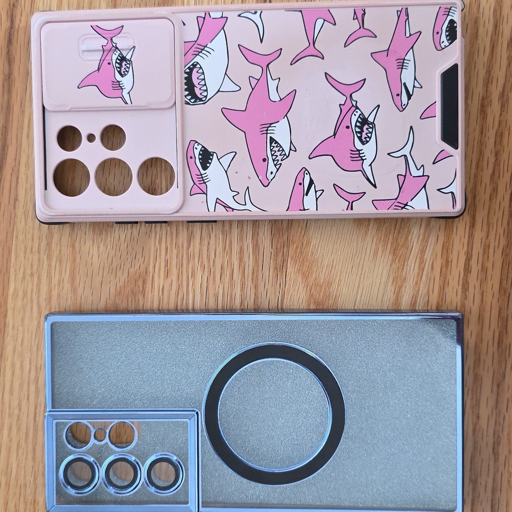 Shark Design Phone Case - Pink